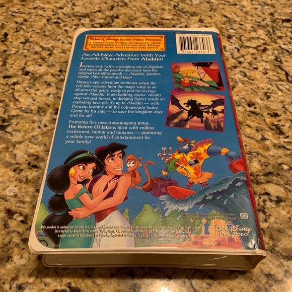 The Return of Jafar VHS - Picture 2 of 2
